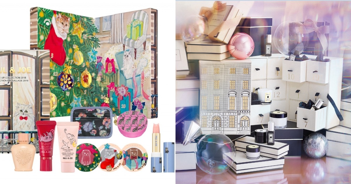 第二波2018聖誕倒數日曆登場！PAUL & JOE、Jo Malone London 、SABON...每盒都太想要 聖誕倒數日曆、2018聖誕節、PAUL & JOE聖誕倒數限量喵驚喜禮盒、 Jo Malone London 聖誕倒數日曆