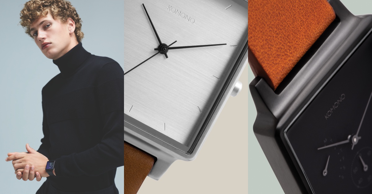 擁有的不再只有時間，還有品味。KOMONO秋冬中性力量！經典復古腕錶：尊爵康德系列  