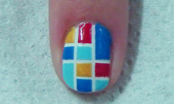 指尖玩撞色  DIY馬賽克指彩 美甲、指彩、DIY、流行、教學、撞色、馬賽克、鮮豔