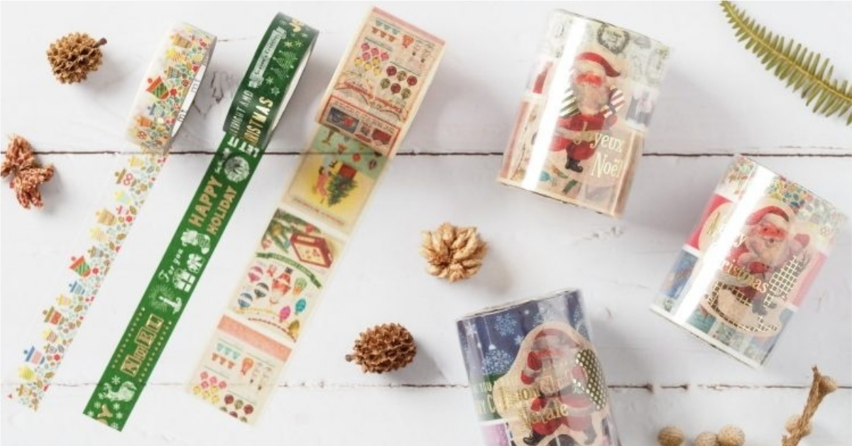 日本mt紙膠帶「聖誕限定款」浪漫登場！一起貼出紙上的耶誕派對吧♡ 剁手指小姐、買文具、mt紙膠帶、紙膠帶、聖誕節、耶誕節、文具控