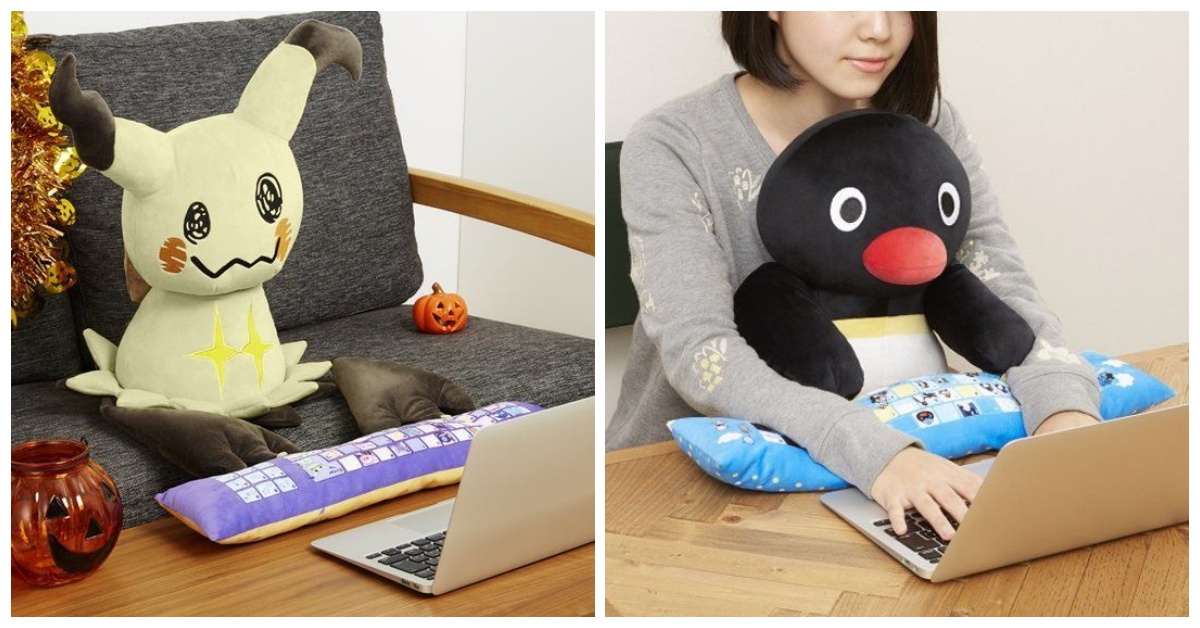 要選PINGU還是謎擬Q陪你打電腦？日本萬代推出「PC玩偶靠枕」療癒心靈 日本、萬代、企鵝家族、PINGU、謎擬Q、夏目友人帳、貓咪老師
