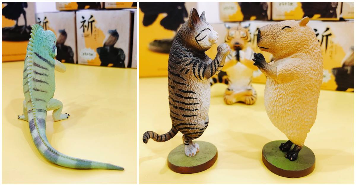 佛系生活才是王道！「Animal Life祈」系列盒玩為你招來好運氣♡ Animal Life祈、盒玩、祈禱、老虎、水豚、貓、狼、鯨頭鸛、鬣蜥、可愛動物、