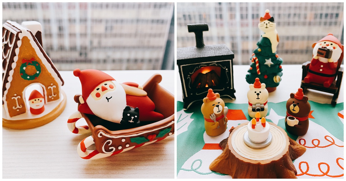 聖誕老人送完禮物也會耍廢吃甜點！DECOLE擺飾「聖誕村系列」療癒open 剁手指小姐、買文具、DECOLE、桌上擺飾、聖誕節、耶誕節、Xmas、聖誕村、聖誕老人、文具控