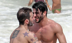 一兼二顧 曬肉兼曬恩愛 最養眼同志情侶Marc Jacobs & Harry Louis Marc Jacobs、Harry Louis、帥哥、養眼、同志