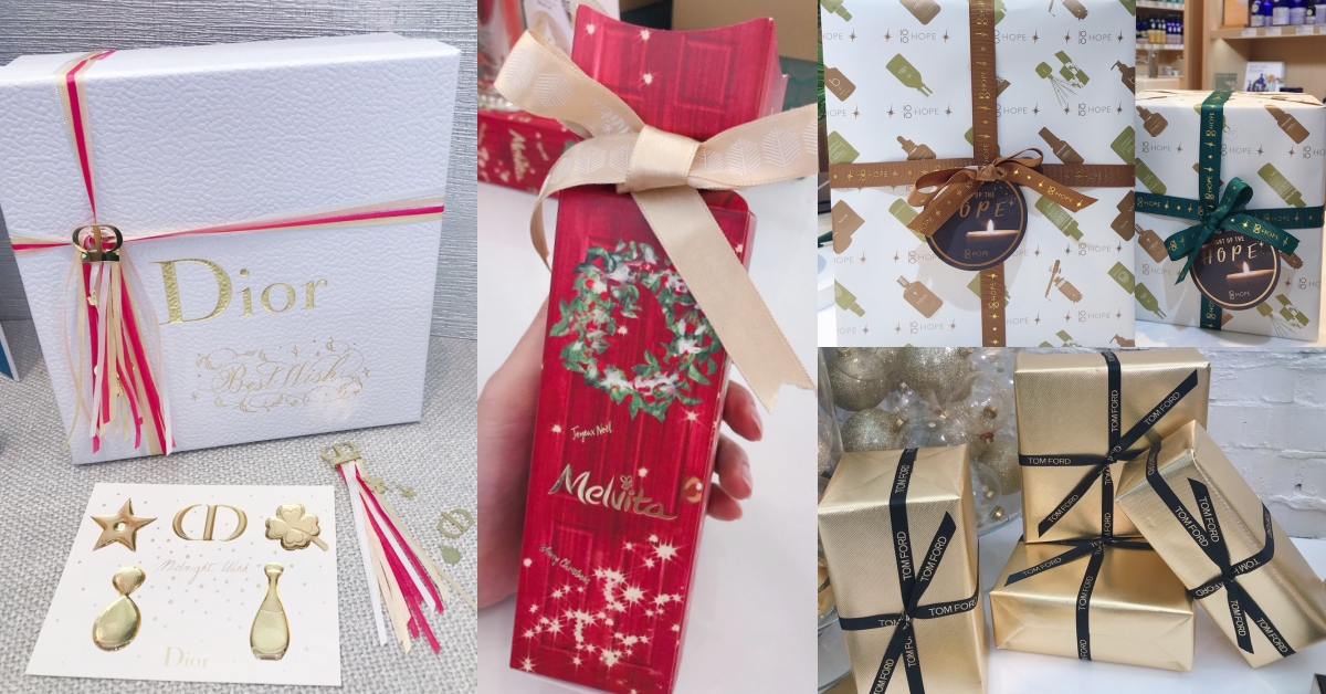 2018聖誕限定包裝服務這邊找！Dior幸運四色緞帶、TOMFORD金色禮盒...拿出來送禮超有面子 2018聖誕節、禮盒包裝、聖誕禮物、聖誕包裝服務
