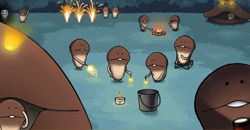 可愛環保燈籠　方吉蘑菇人花燈    方吉、蘑菇人