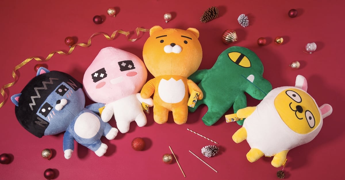 60公分高的萊恩向你討抱！KAKAO FRIENDS大玩偶登場療癒每日生活♡ KAKAO FRIENDS、萊恩、桃子、NEO、MUZI、CON、娃娃、可愛、療癒、KakaoFriends台灣專賣店