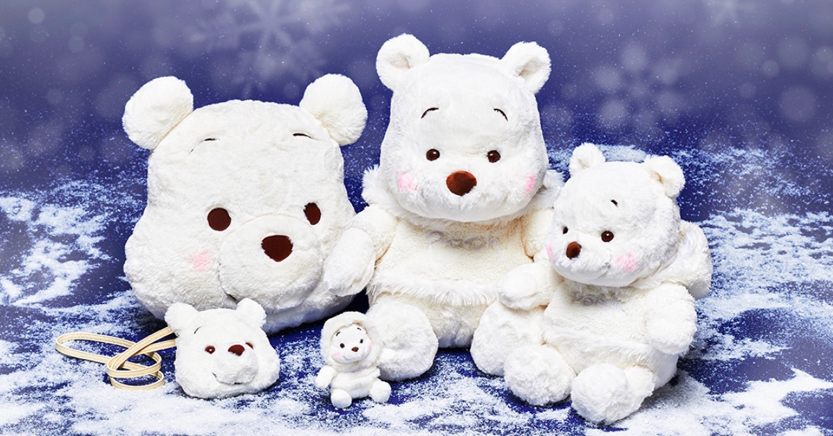 迪士尼超療癒白熊新出道？！小熊維尼推出限定造型周邊！ 迪士尼、維尼、白色維尼、聖誕節、新品
