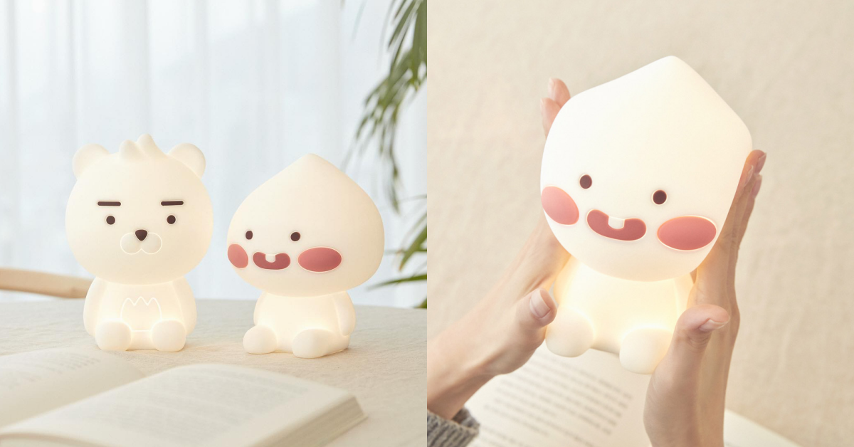 白色的萊恩和Apeach！？韓國KAKAO FRIENDS新品「雪白療癒款」拍拍小夜燈太欠買！ KAKAO FRIENDS、萊恩、Apeach、咖透、咖透夜燈、KAKAO FRIEND夜燈、ryan
