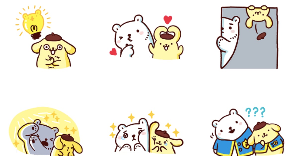 史上最萌的加油應援團！《布丁狗×白白日記》貼圖雙重療癒融化你心 LINE貼圖、布丁狗、白白日記、加油、應援