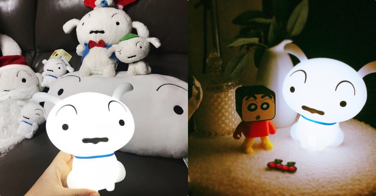 蠟筆小新粉暴動！韓國Krispy Kreme「小白拍拍夜燈」陪你安穩入眠 韓國、Krispy Kreme、蠟筆小新、小白、夜燈