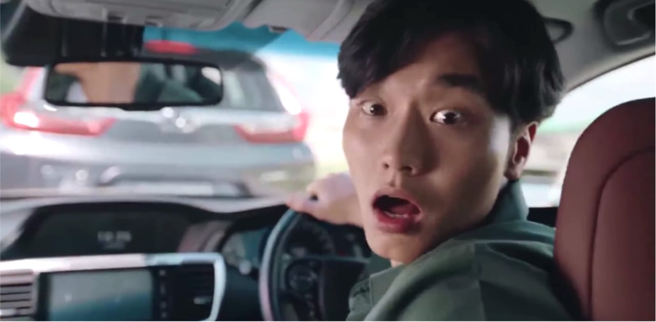 能看見未來的我，是否來得及煞住車？  泰國廣告、汽車廣告、偵測系統、煞車、安全
