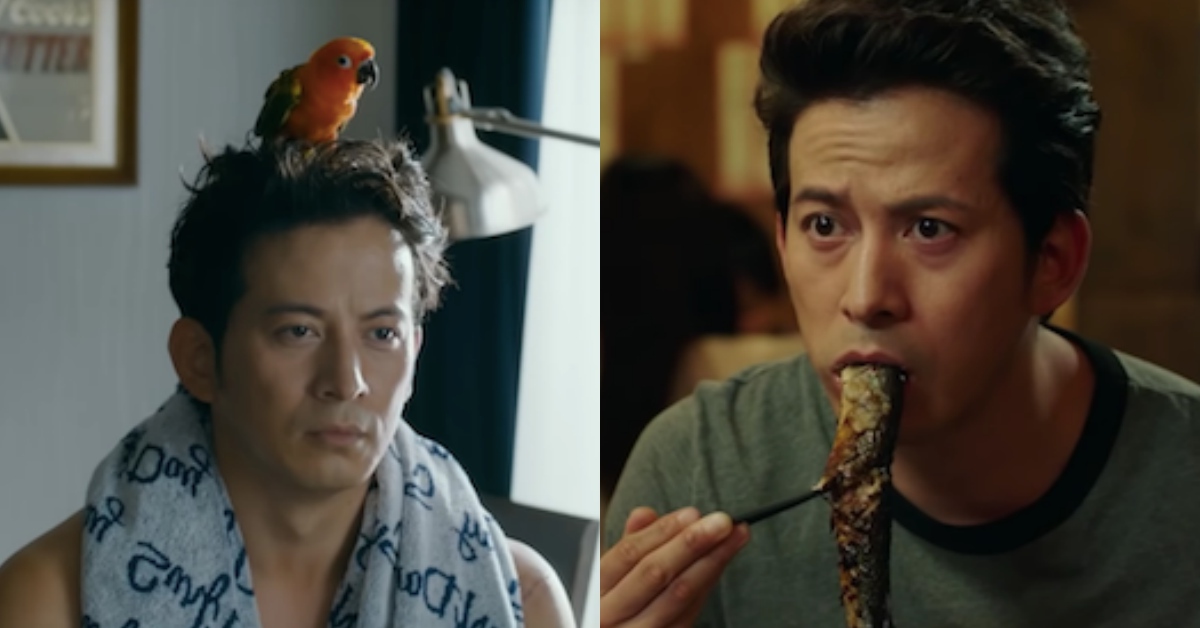 岡田准一在《殺手寓言》被降格成不能殺人的殺手，頭頂鸚鵡搞笑登場 岡田准一、殺手寓言、電影、V6、傑尼斯、向井理、福士蒼汰、安田顯、木村佳乃、山本美月