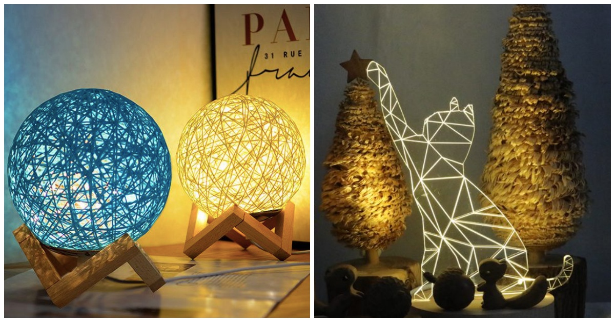 讓唯美月球燈照亮你的夜晚！「療癒系小夜燈」把房間變成浪漫滿屋♡ 剁手指小姐、買文具、夜燈、療癒、月球燈