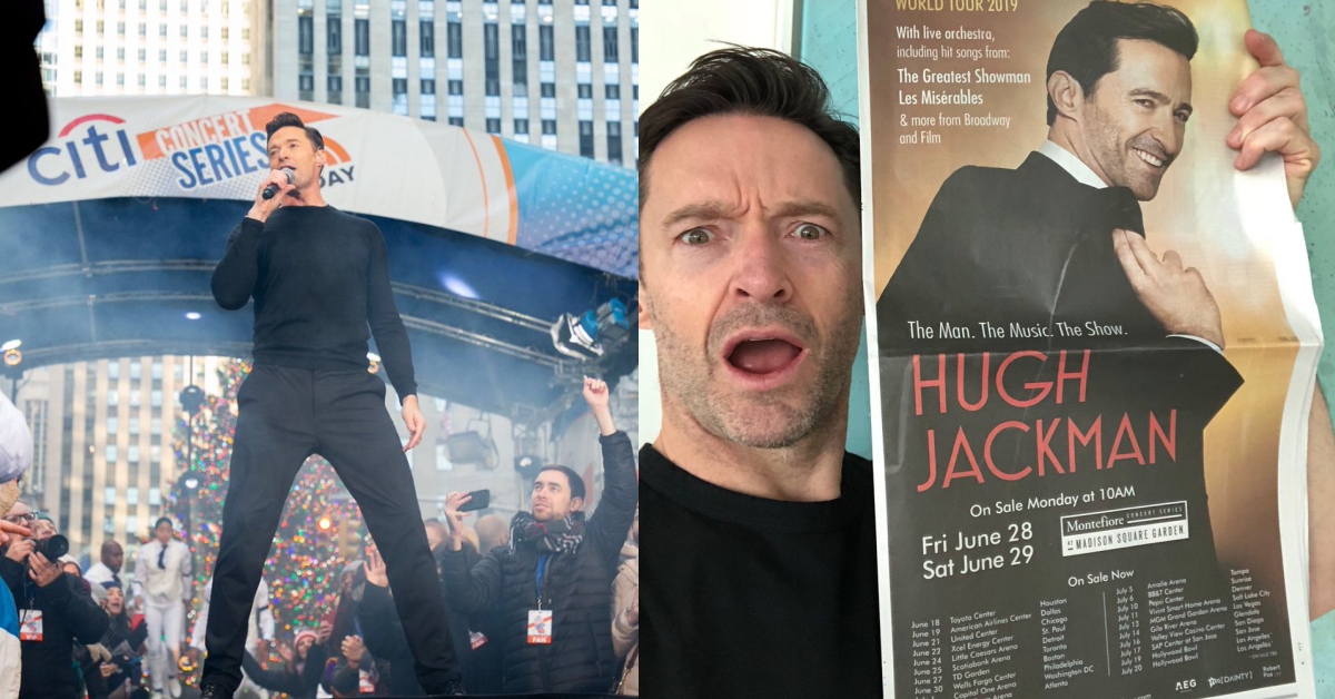 休傑克曼要舉辦世界巡迴演唱會？！「The Man. The Music. The Show.」2019年歐美盛大巡演 HughJackman、休傑克曼、巡迴演唱會、TheManTheMusicTheShow、歌舞、訓練、巡迴、2019年