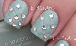 化身清新優雅派  DIY菱格紋指彩 美甲、指彩、DIY、教學、清新、優雅、菱格紋