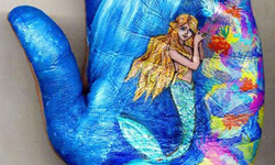 有體溫的畫作  畫在掌心上的童話 繪畫、油畫、畫作、童話、故事