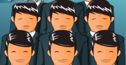 上班族請儀容整潔！七三職人來了！ 七三職人、上班族