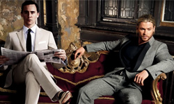 史上最強大  好朋友‧帥朋友Chris Hemsworth x Tom Hiddleston 帥哥、猛男、養眼、好臉蛋、Chris Hemsworth