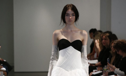 黑白雙色重現前衛典雅  Vera Wang2014春季婚紗 新娘、婚禮、婚紗、黑白、前衛