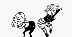 屁股玩相撲　誰能比我強？！     おしりずもう