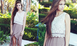 街拍剪貼簿：前短後長女神系飄飄裙 街拍、飄逸、長裙、前短後長、女神