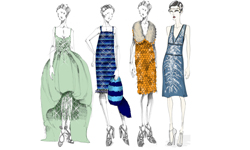 《大亨小傳》時尚大師手繪華服設計圖 大亨小傳、華服、繆西亞普拉達、名牌、品牌