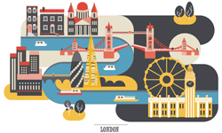 英文字母裡面裝什麼？Jing Zhang的日常用品解剖畫 繪畫、藝術、Jing Zhang、字母、解剖、城市、藝術