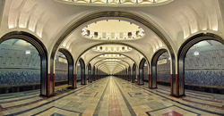 世界上最美的地鐵  莫斯科藝術地鐵站       莫斯科、地鐵站   、藝術