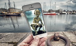 誰跑進誰的畫面裡？手機與現實的跨界結合 手機、現實、經典、iPhone、Francois Dourlen、電影、湯瑪士、魔戒