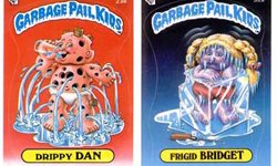 恐怖兒童系列圖　垃圾桶小朋友 恐怖、兒童、系列、插畫、繪畫