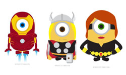 是聯萌不是聯盟！《神偷奶爸》小小兵入伍復仇者聯盟 神偷奶爸2、小小兵、可愛、萌、復仇者聯盟