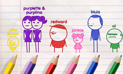 鉛筆人的冒險　手繪線條系列卡通 鉛筆人、線條、手繪、卡通、動畫