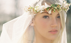 自然清新鮮花皇冠  夢幻新娘髮型花冠 夢幻、花冠、鮮花、皇冠、髮型