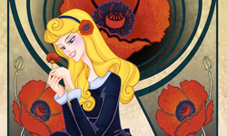 花兒代表我的心  迪士尼公主花系列插畫 迪士尼、Disney、迪士尼公主、Disney Princesses、Kathryn Hudson、童話、Spicysteweddemon、插畫、藝術