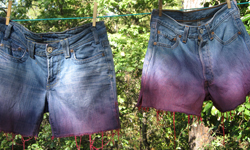 單色太普通！DIY漸層單寧短褲 DIY、漸層、單寧、改造、短褲