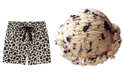 今天想穿哪種口味？冰淇淋聯名款短褲 穿搭、冰淇淋、短褲、可愛、口味