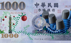 小人物大力量！水桶人佔領各國鈔票 水桶人、Bucketmen、藝術、繪畫、創作、有趣、、藝術