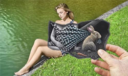 拍不出來的劇情，用鉛筆畫吧！萬能鉛筆扭轉現實攝影 Ben Heine、鉛筆、拍照、照片、藝術