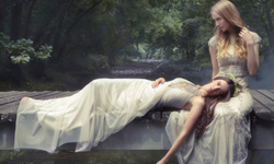 光影交錯的美麗身影  精靈系夢幻婚紗 新娘、婚紗、禮服、婚禮、設計師