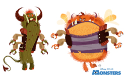 認識你的怪獸新同學！《怪獸大學》設定圖集 怪獸大學、電影、怪獸、怪物、妖怪