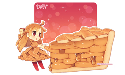 可愛可口一次滿足！超萌點心女孩插畫 藝術、插畫、可愛、DAV-19、女孩、萌、甜點、點心、甜美