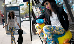 黝黑女孩也可以粉嫩！多變倫敦部落客Karen Blanchard 街拍、街頭、部落客、倫敦、黑人