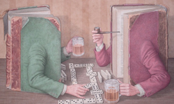 英國插畫家手下的書本  夜深人靜時他們都在忙什麼 胡桃鉗、英國、倫敦、 Jonathan Wolstenholme、擬人化