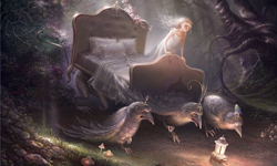 魔法森林中的妖精插畫　Cornacchia的電繪插畫世界 魔法、妖精、插畫、Cornacchia、電繪