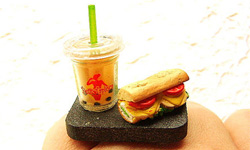 連珍珠奶茶都有！美食戴著走 又進化的食玩戒指 珍珠奶茶、食玩、戒指、美食