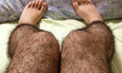 真的「毛手毛腳」了！保證讓色狼滅火的腿毛絲襪 腿毛絲襪、噁心、新奇