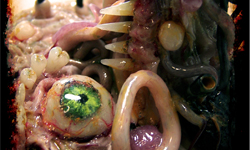 牙科不做齒模做甚麼？驚悚牙齒肉塊飾品 肉塊、眼球、詭異、恐怖、噁心