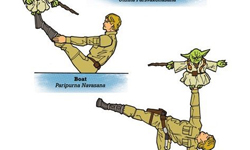 尤達教你練筋骨　電影搞笑瑜珈術 尤達、筋骨、軟Q、搞笑、黑武士