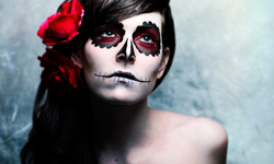 超另類美女妝　甜美骷髏系女孩來了 骷髏、 另類 、 sugar skull girl